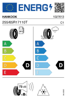EU-label voor HANKOOK RF11 DYNAPRO AT2