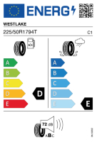 EU-label voor WESTLAKE SW618