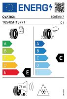 EU-label voor OVATION VI-782 AS