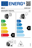 EU-label voor HIFLY ALL-TURI 221