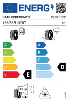 EU-label voor STAR PERFORMER STRATOS HP