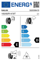EU-label voor SAILUN WST3 ICE BLAZER