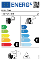 EU-label voor LINGLONG GREENMAX WINTER HP