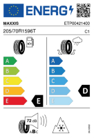 EU-label voor MAXXIS AT-781 RAZR AT-S