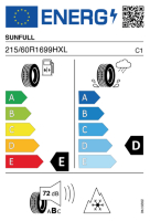 EU-label voor SUNFULL SF-982