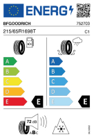EU-label voor BFGOODRICH TRAIL TERRAIN T/A